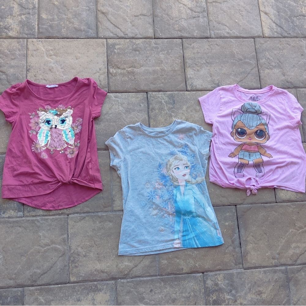 Bundle of girl tops 10/12